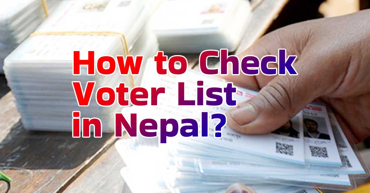 How To Check Voter List